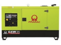 Дизельный генератор Pramac GXW 35 W в кожухе с АВР